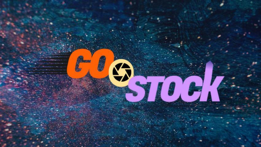 Blue and red galaxy artwork