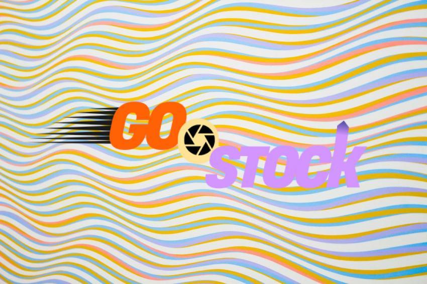 Assorted-color Striped Illustration