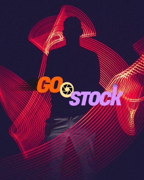 Red Led Light With Silhouette Of A Man